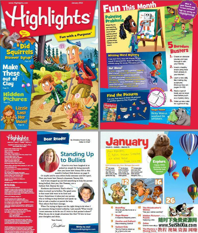 Highlights系列PDF+音频 9.8G原版儿童英语杂志2-12岁  Highlights系列PDF+音频，另附赠其他大量英文宝宝杂志 英语学习 第12张