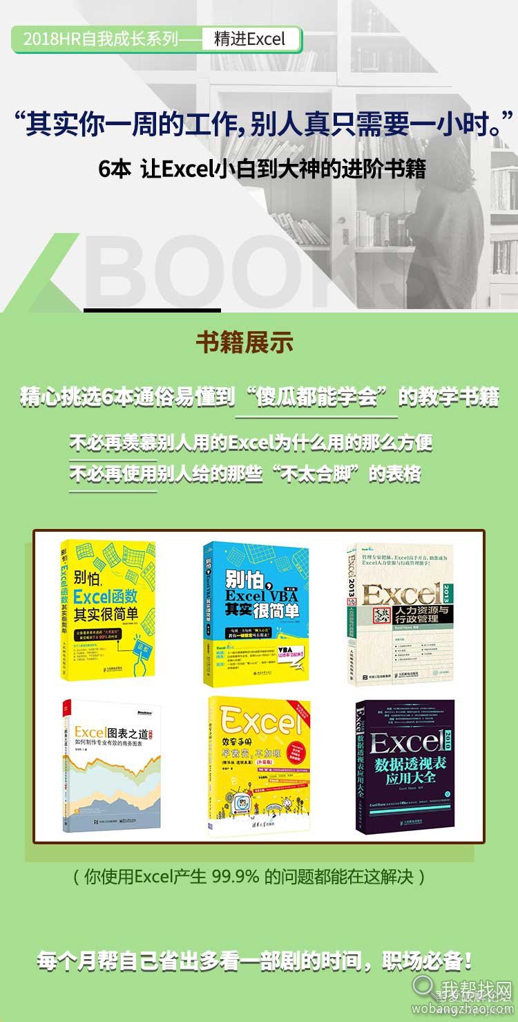 Excel电子书籍6本，本本都是经典，精通表格必备 电子书 第1张